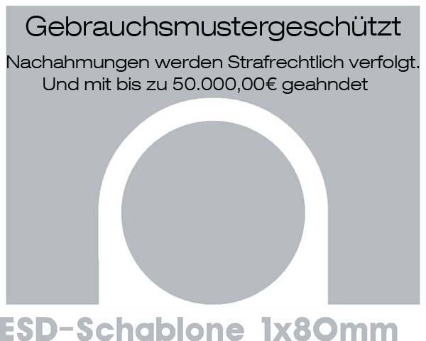 Beschnittschablone