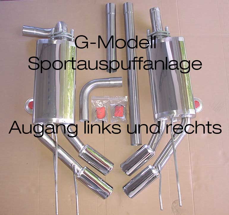 G-Modell Sportauspuff