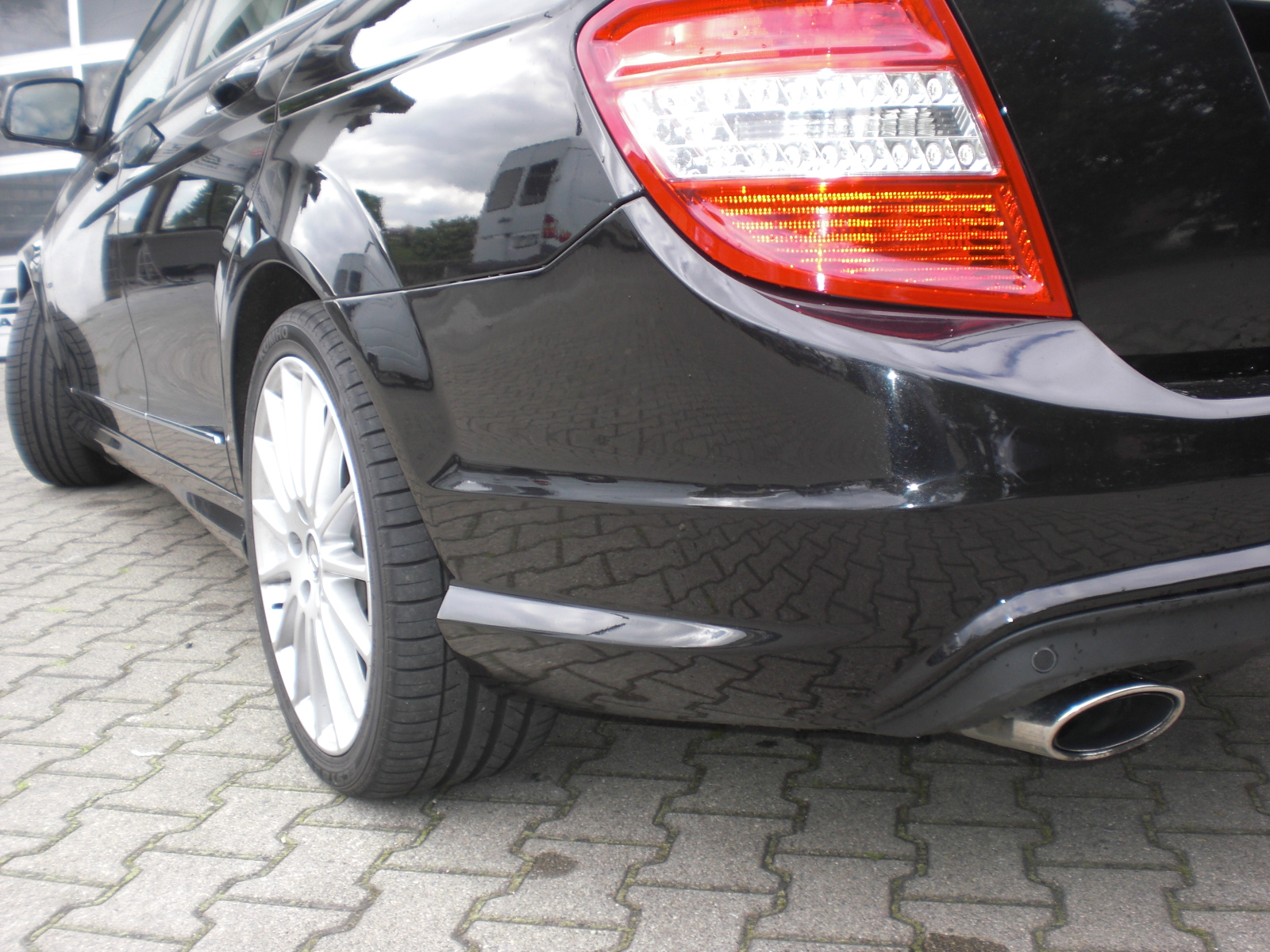 AMG Design C-Klasse W204 Limo. Seriensto&szlig;stange Baureihe bis 03.11