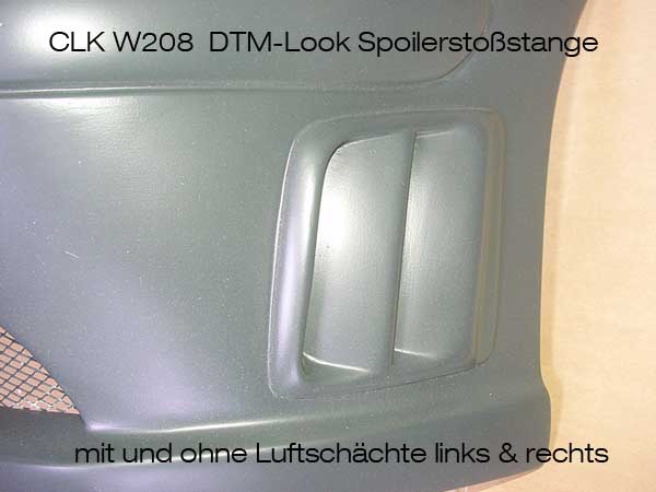 Frontspoiler clk w208 dtm 