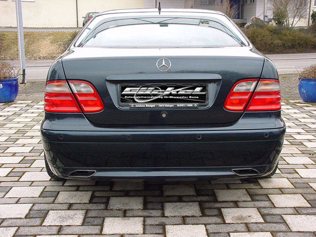 Heck Verkleidung Sch&uuml;rtze clk w208 dezent