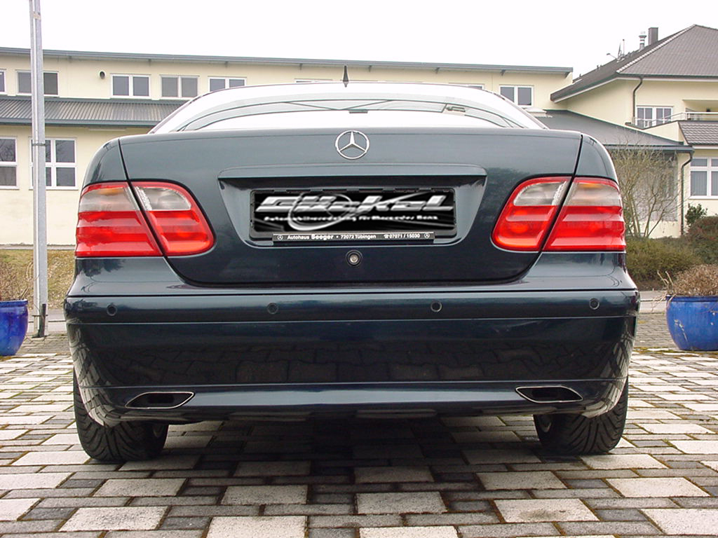 Heck Verkleidung Sch&uuml;rtze clk w208 dezent