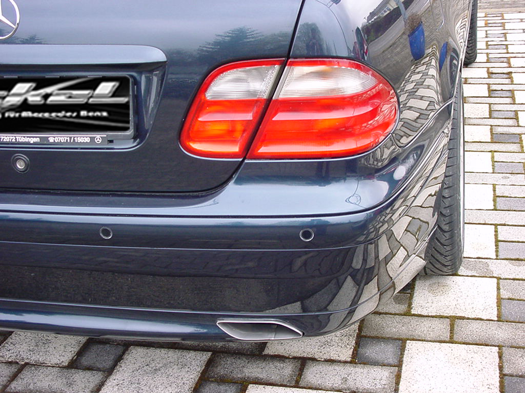 Heck Verkleidung Sch&uuml;rtze clk w208 dezent