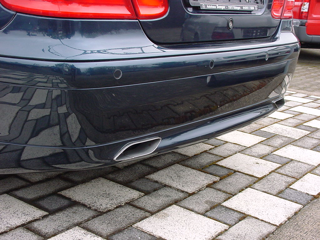 Heck Verkleidung Sch&uuml;rtze clk w208 dezent