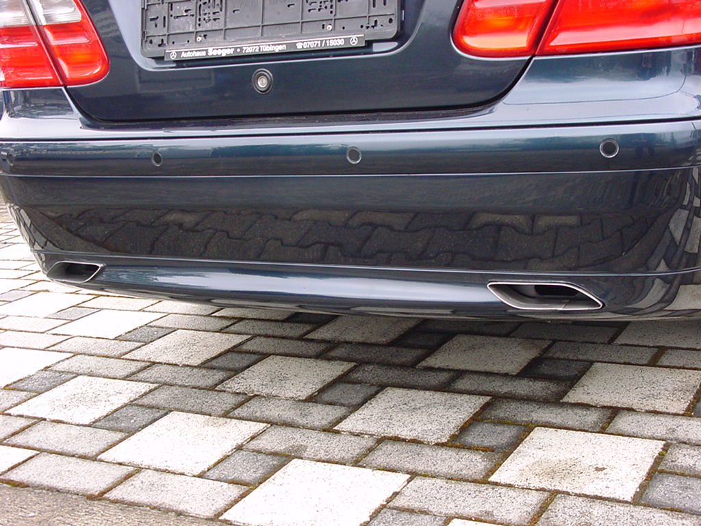 Heck Verkleidung Sch&uuml;rtze clk w208 dezent