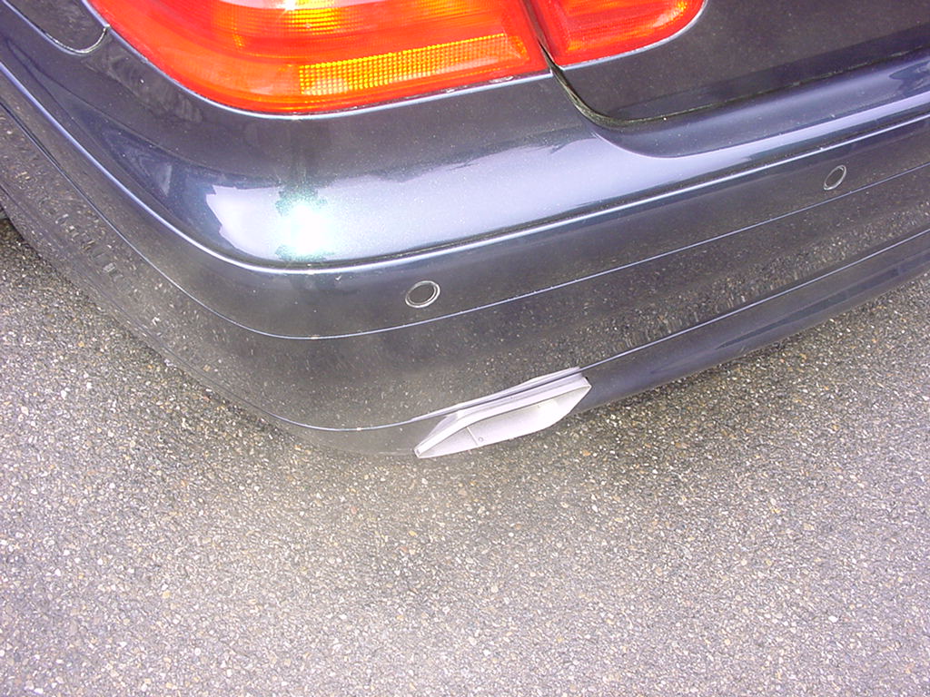 Heck Verkleidung Sch&uuml;rtze clk w208 dezent