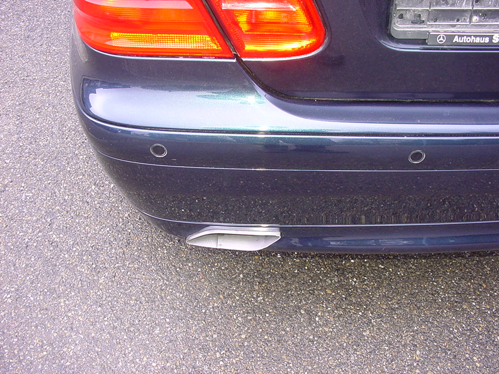 Heck Verkleidung Sch&uuml;rtze clk w208 dezent