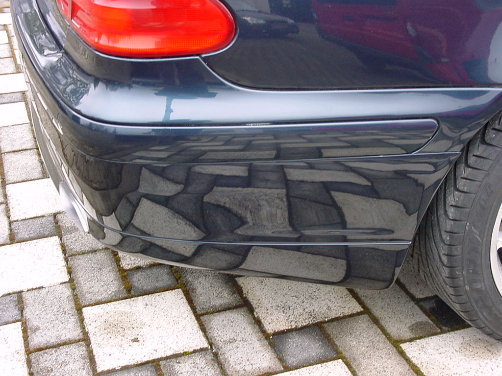 Heck Verkleidung Sch&uuml;rtze clk w208 dezent