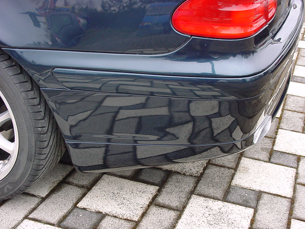 Heck Verkleidung Sch&uuml;rtze clk w208 dezent