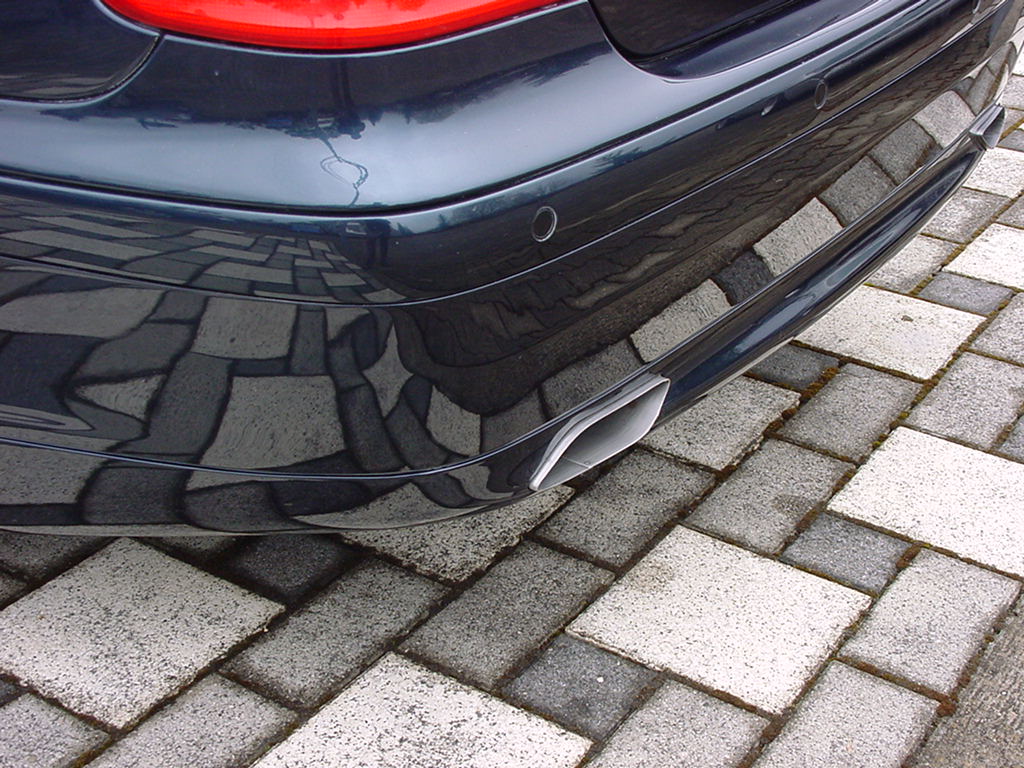 Heck Verkleidung Sch&uuml;rtze clk w208 dezent