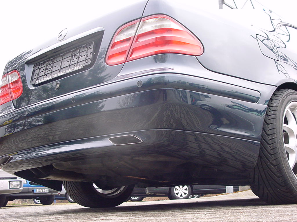 Heck Verkleidung Sch&uuml;rtze clk w208 dezent