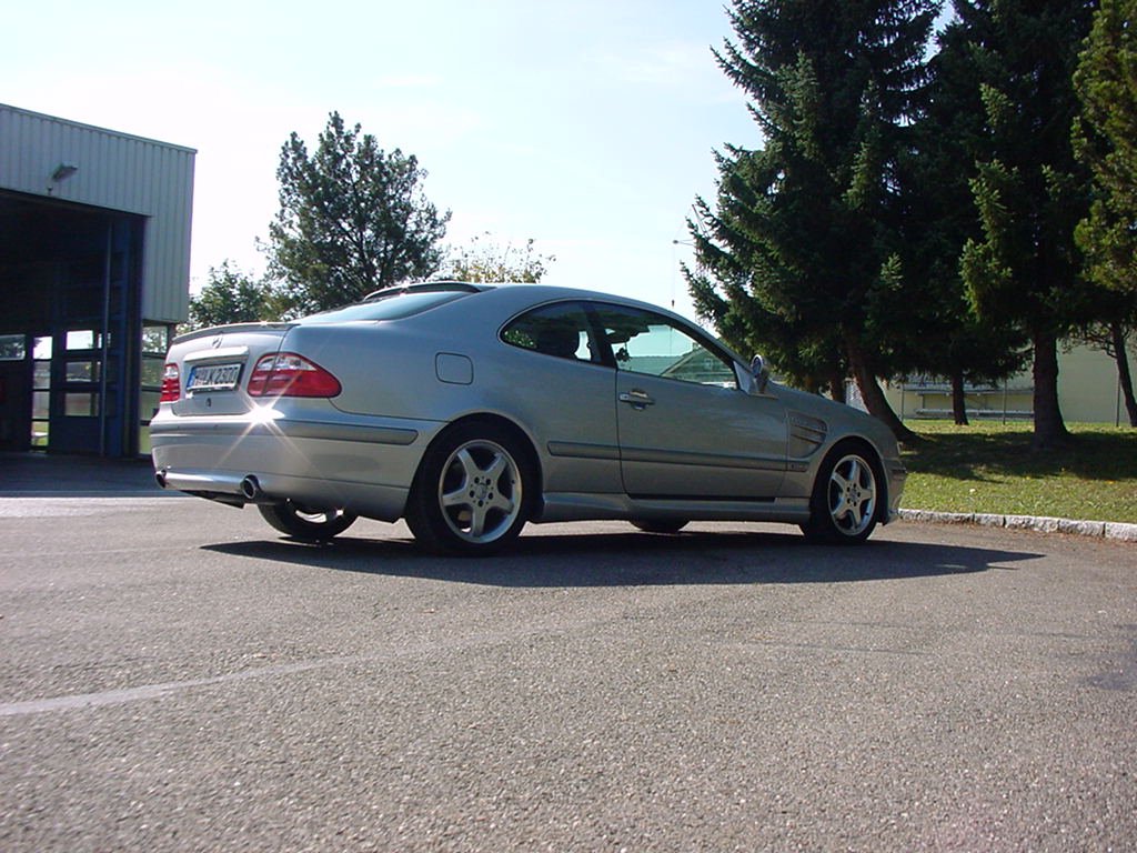 Heck Verkleidung Sch&uuml;rtze clk w208 dezent