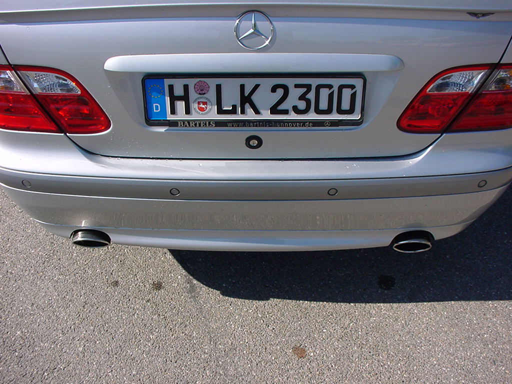 Heck Verkleidung Sch&uuml;rtze clk w208 dezent