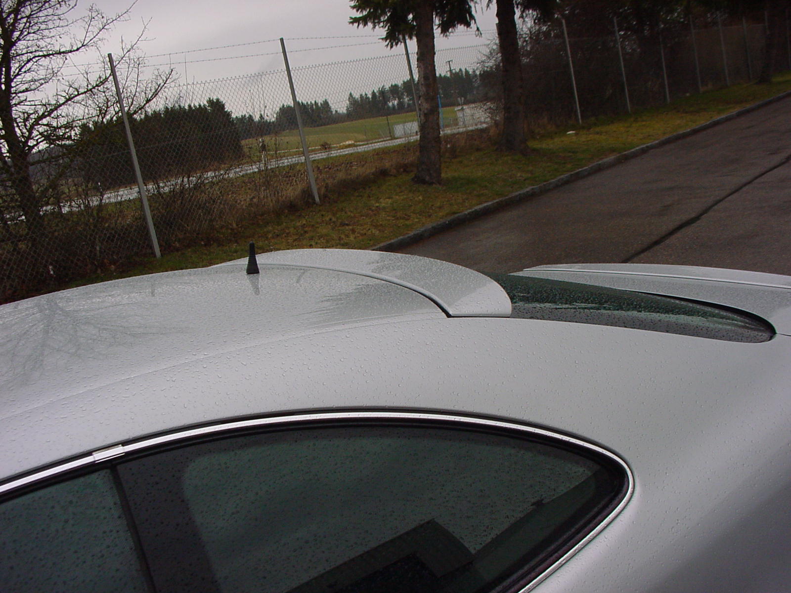 Dach Spoiler Heckscheibenblende clk w208