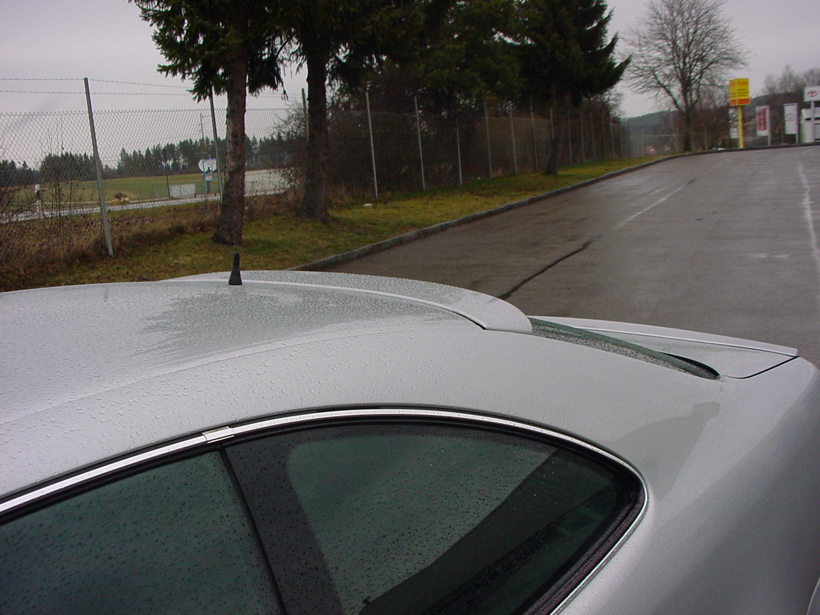 Dach Spoiler Heckscheibenblende clk w208