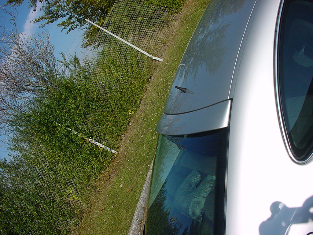 Dach Spoiler Heckscheibenblende clk w208