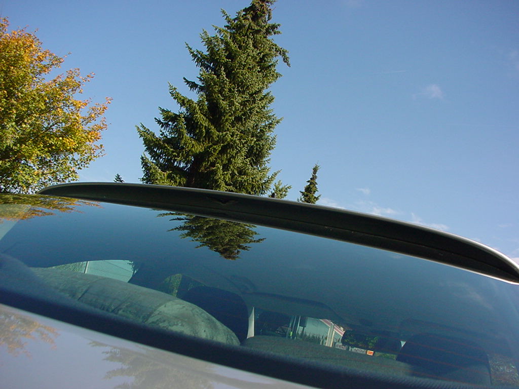 Dach Spoiler Heckscheibenblende clk w208