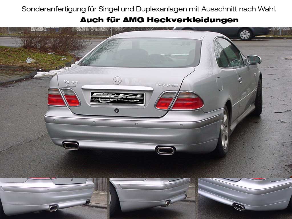 Heckverkleidung clk w208 dezent