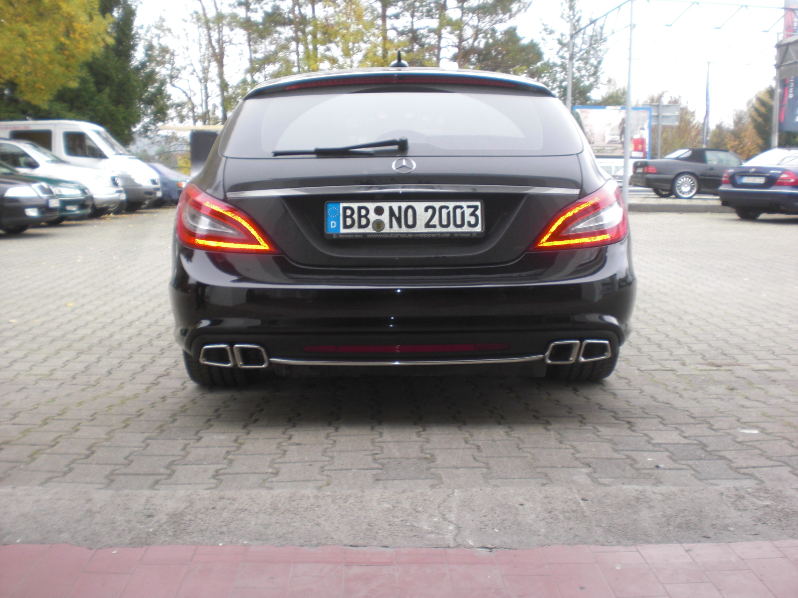 CLS W218  AMG 63 Sportendrohre 