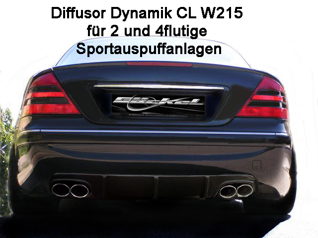 Diffusor CL W215 Ausgang links  & rechts AMG CL W215