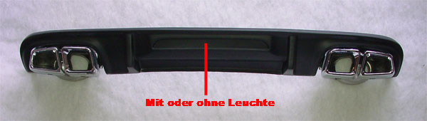 CL W216 Diffusor für Serienstoßstange bis Mopf