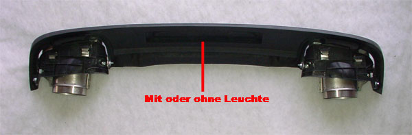 CL W216 Diffusor für Serienstoßstange bis Mopf