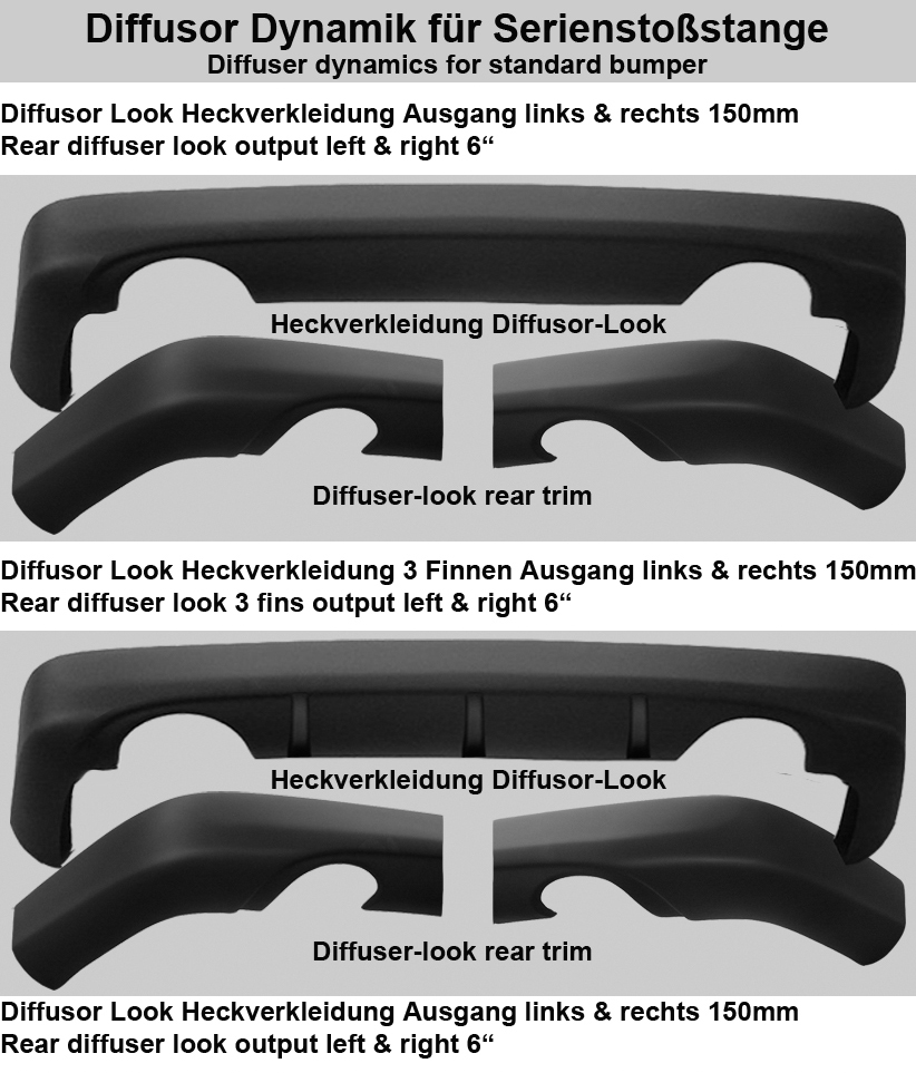 CL W215 Spoiler, AMG Stoßstange, AMG Auspuff, Tieferlegnung, Federn Sportauspuff Klappenauspuff, Heckspoiler, Diffusor, Endrohre, Bodykit Bausatz AMG, von göeckel Performance