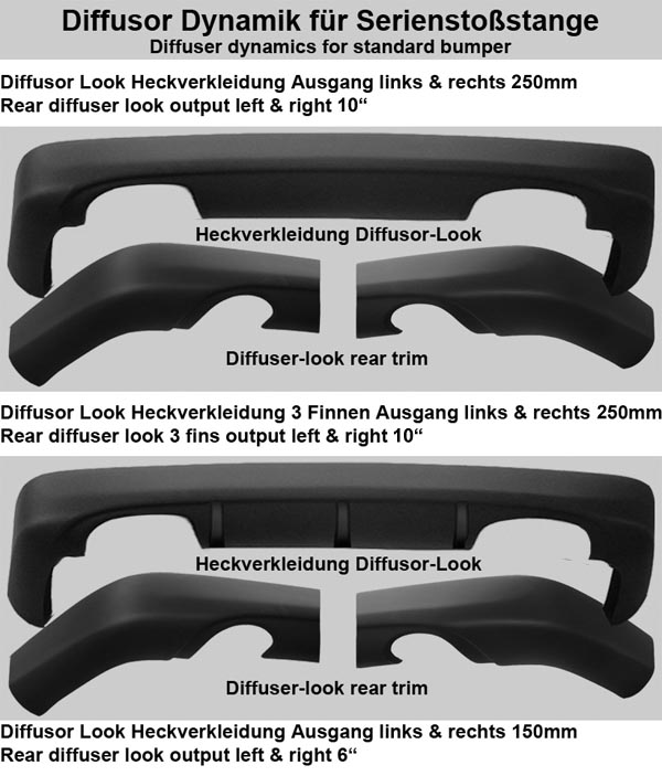 CL W215 Spoiler, AMG Stoßstange, AMG Auspuff, Tieferlegnung, Federn Sportauspuff Klappenauspuff, Heckspoiler, Diffusor, Endrohre, Bodykit Bausatz AMG, von göeckel Performance