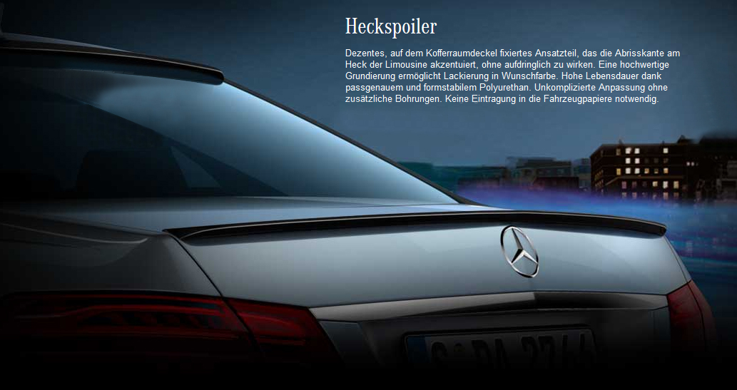 Heckspoiler E-Klasse W212