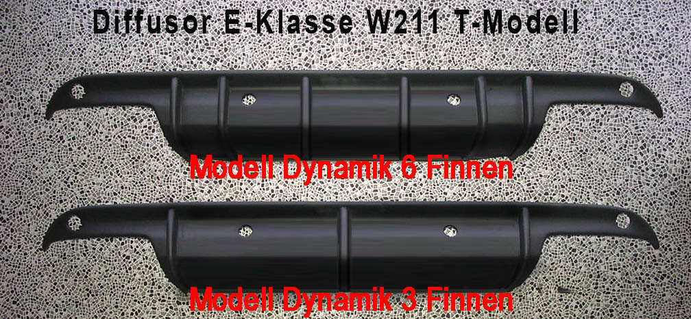 E-Klasse W211, S211 Diffusor  Göckel