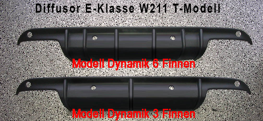 E-Klasse W211, S211 Diffusor  Göckel