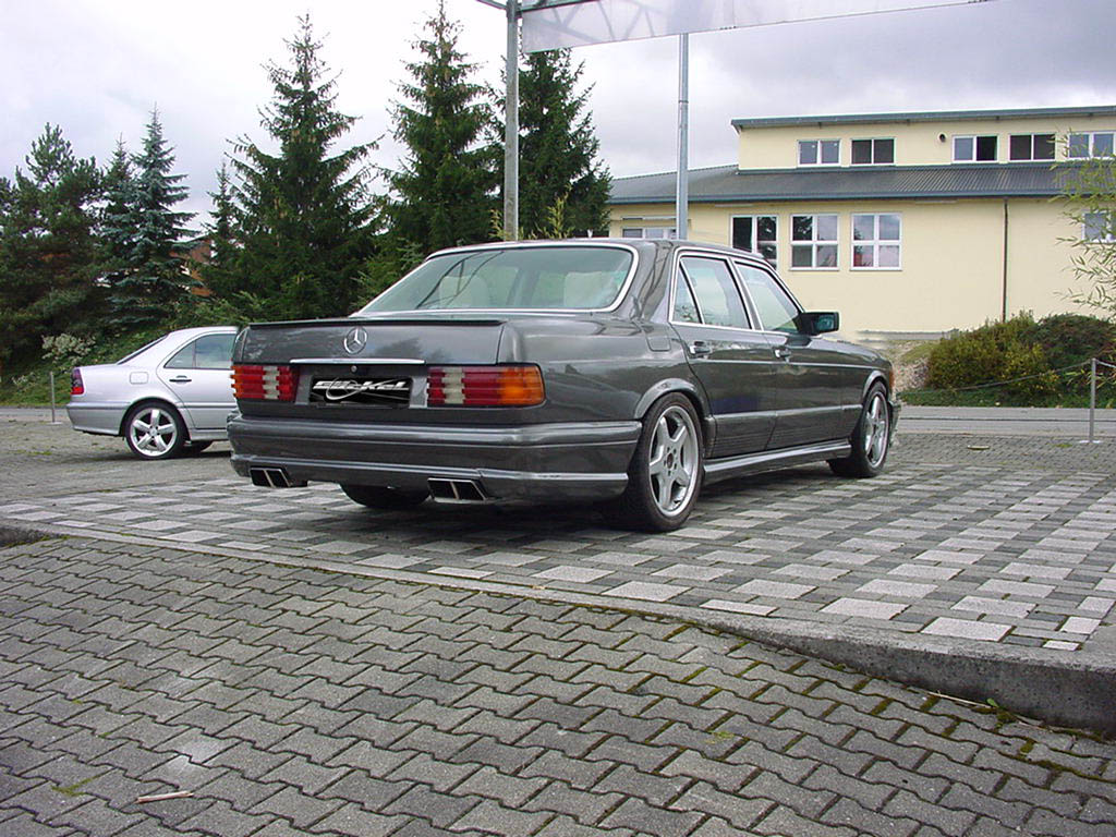 AMG-Look, Perfromance Look, Dynamik Look,  Frontspoiler für S-Klasse W126, SEC C126, W126 Goeckel