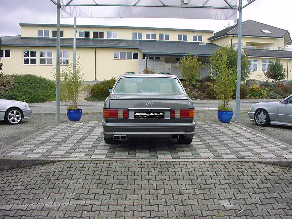 AMG-Look, Perfromance Look, Dynamik Look,  Frontspoiler für S-Klasse W126, SEC C126, W126 Goeckel