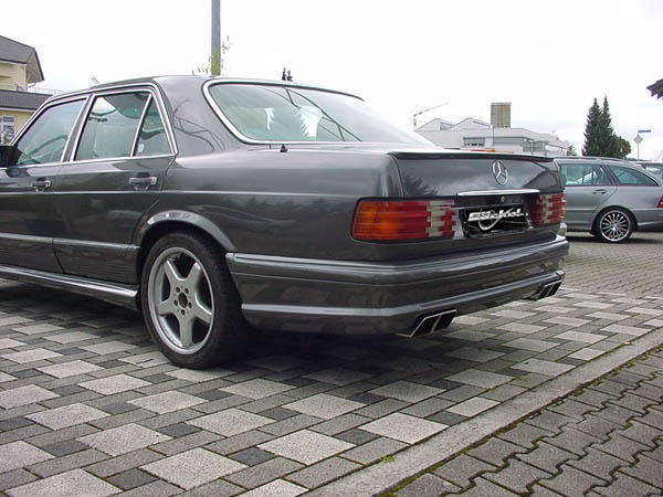 AMG-Look, Perfromance Look, Dynamik Look,  Frontspoiler für S-Klasse W126, SEC C126, W126 Goeckel