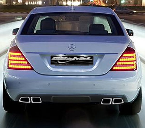 S-Klasse W221 Sportauspuff Sportendrohre AMG63 Sport Endrohr Systeme Klappenauspuff Sound Gockel Perfromance