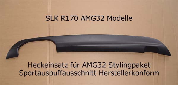 SLK R170 Heckblende AMG 32 Göckel Styling