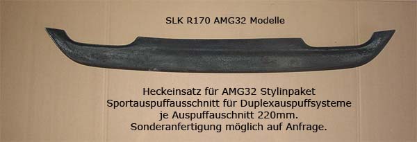 SLK R170 Heckblende AMG 32 Göckel Styling