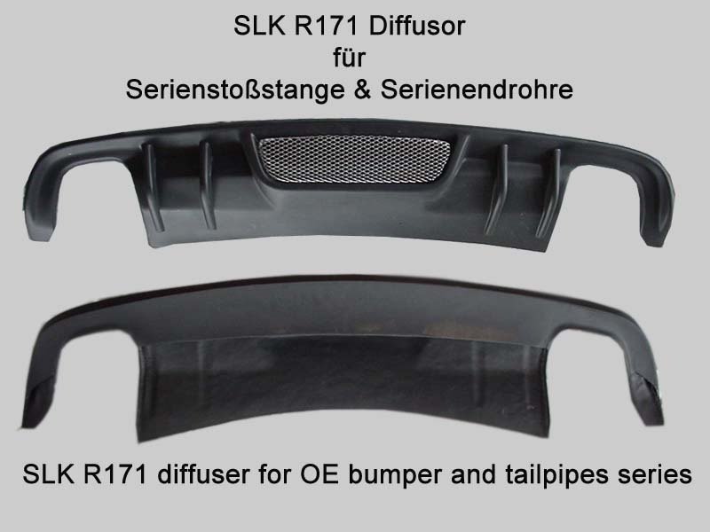 SLK R171 Diffusor Heckblende Mercedes Benz