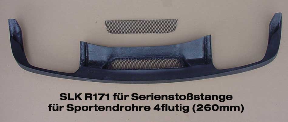 SLK R171 Diffusor Heckblende Mercedes Benz