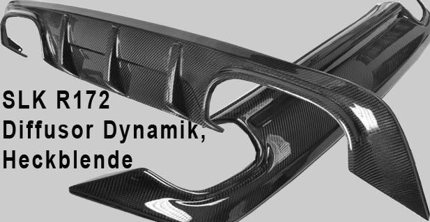 SLK R172 heck verkleidung sto&szlig;stange  Diffusor Diffuser Heckblende AMG 55