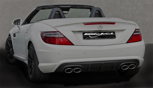SLK R172 heck verkleidung sto&szlig;stange  Diffusor Diffuser Heckblende AMG 55