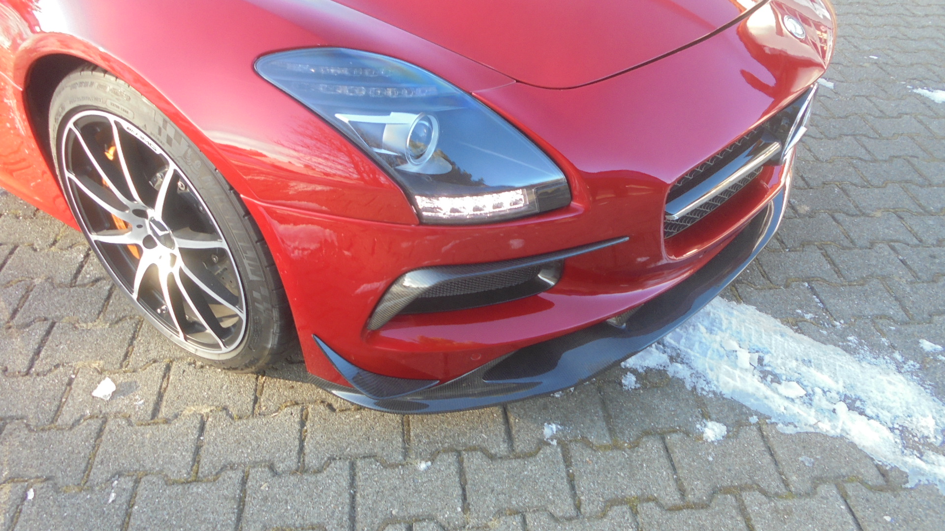 SLS C197 Coupe, Roadster, Black Series Look auf der Basis des Serien SLS. Keine Karosseriebearbeitung notwendig. Jederzeit r&uuml;ckr&uuml;stbar. G&ouml;ckel Performance 