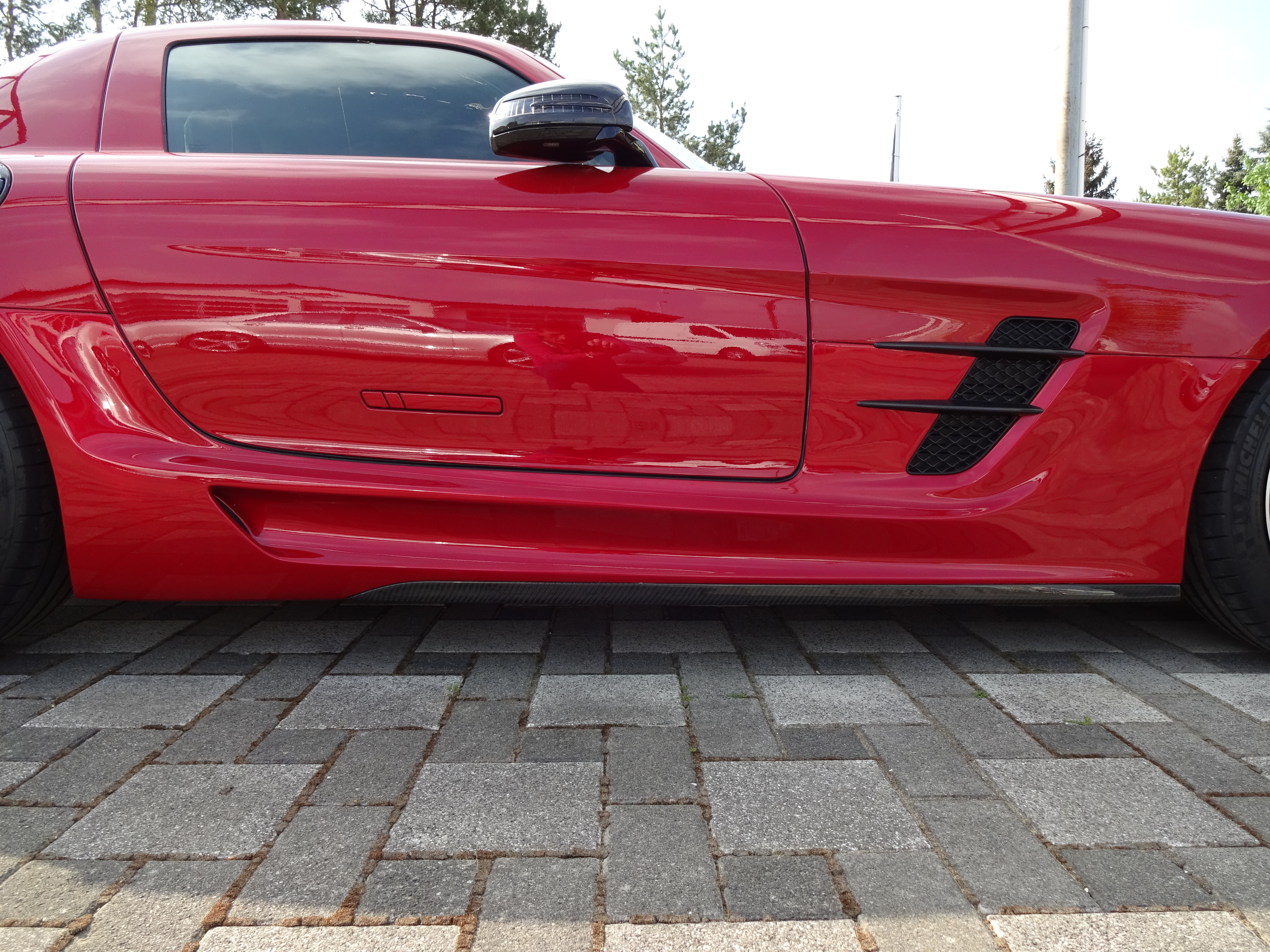 SLS C197 Coupe, Roadster, Black Series Look auf der Basis des Serien SLS. Keine Karosseriebearbeitung notwendig. Jederzeit r&uuml;ckr&uuml;stbar. G&ouml;ckel Performance 
