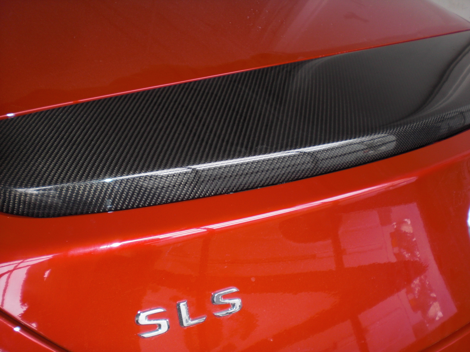 SLS C197 Black Series Heckfl&uuml;gel, Heckspoiler G&ouml;ckel Carbon 
