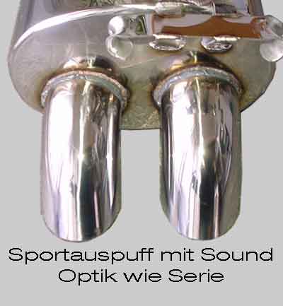 Sport Endrohr Serien Look