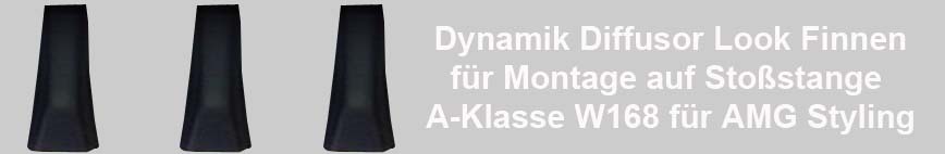 Diffusor Look Finnen A-Klasse  AMG