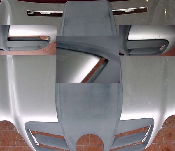 SLR Sportmotorhaube C-Klasse W203 Umbau